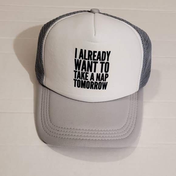 NWOT! NKF I Already Want..Nap Tomorrow Hat Unisex - Picture 2 of 8
